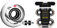 in-line kola HyperWheels Concrete +G inline wheels kolečka
